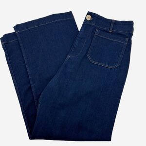 Maeve by Anthropologie Colette Wide Leg Jeans – Size 34T – Dark Wash